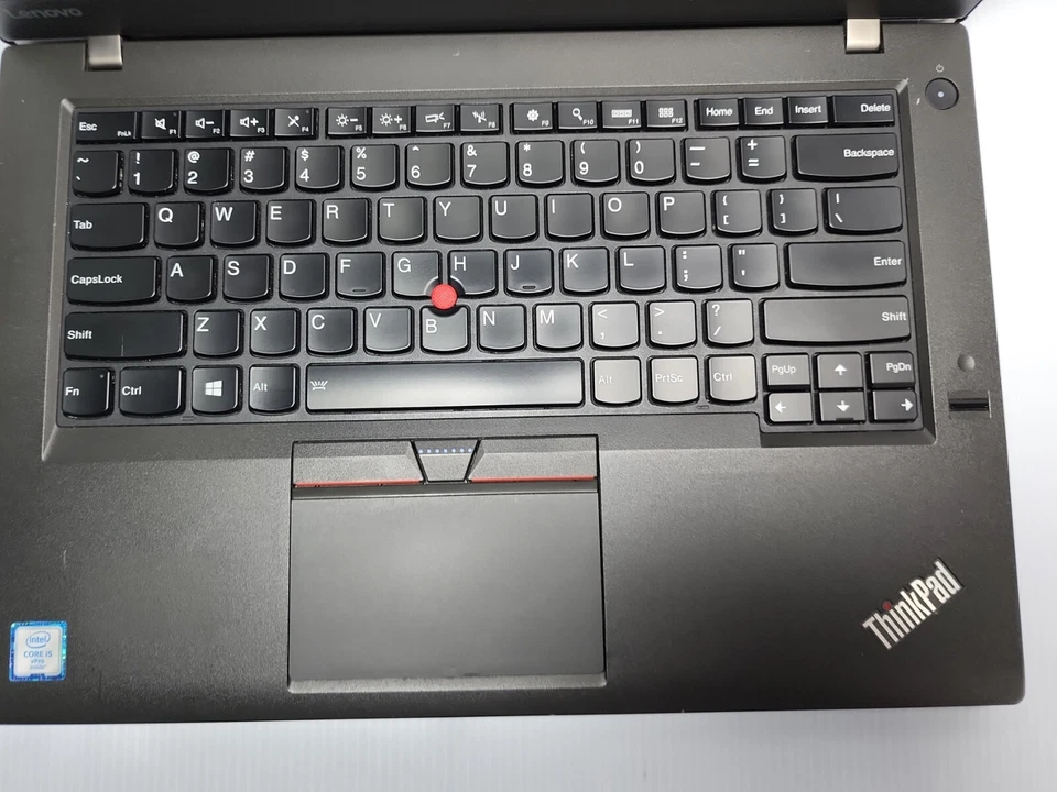 LENOVO T460 14 pulgadas I5 PANTALLA ROTA COMO ESTÁ SIN DISCO DURO/BATERÍA #N3 Foto 3 de 4