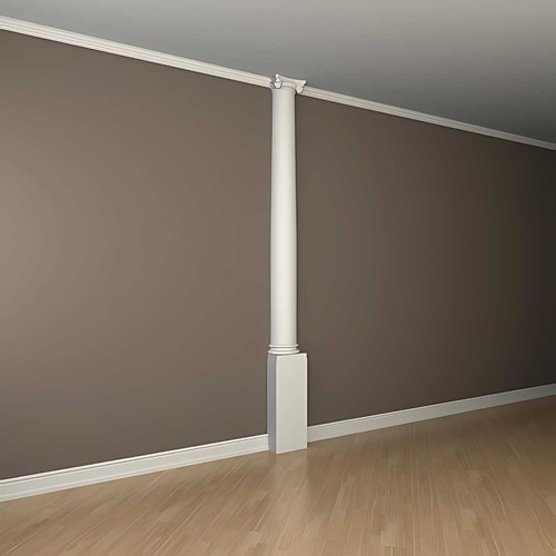 PROFHOME 117500 Halbsäulen Sockel Säule Zierelement Stuckdekor - Bild 4 von 7