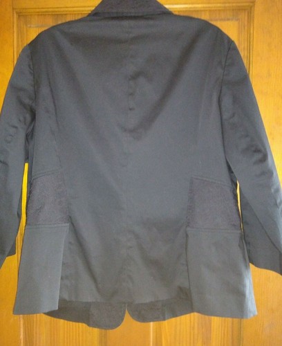 Lane Bryant Blazer Women's size 18/20 Black with lace accents EUC 3/4 sleeves - Picture 7 of 7