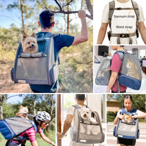 PIPCO PETS - Backpack Carrier for Dogs, Cats, Rabbits | Pet Travel Bag - Picture 8 of 17