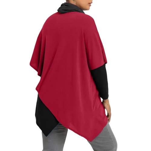 PLUS SIZE ⭐ Women Casual Loose Jumper Tops Ladies Plain Pullover Blouse Shirts - Picture 8 of 18