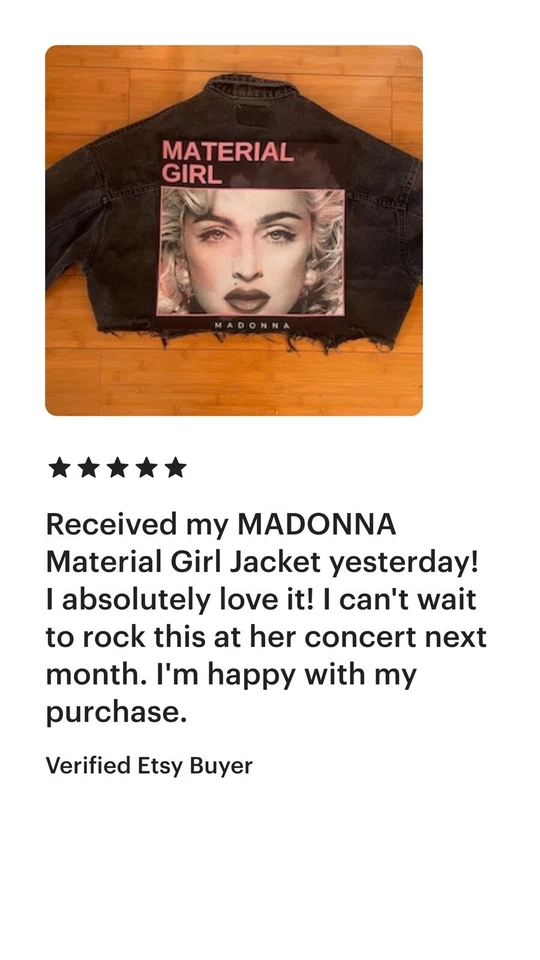 Chaqueta vaquera Madonna Foto 3 de 3