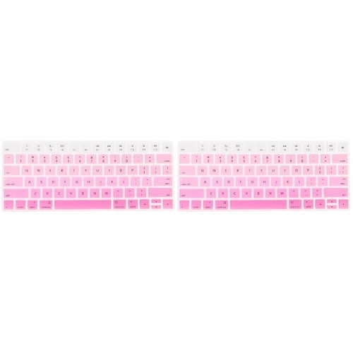 2 Pack Waterproof Dust Protection Film Silicone Keyboard Cover