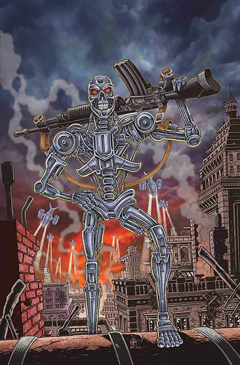 Terminator #3 Cover T 10 Copy Foc Variant Edition Haeser Virgin