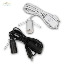 Lampen-Kabel mit Schnur-Schalter und E14 Fassung Netzkabel mit Euro-Stecker 230V