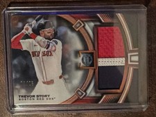 2026 Topps Tribute - Trevor Story - JUMBO Relic - Orange 4/25 GAME USED Red Sox