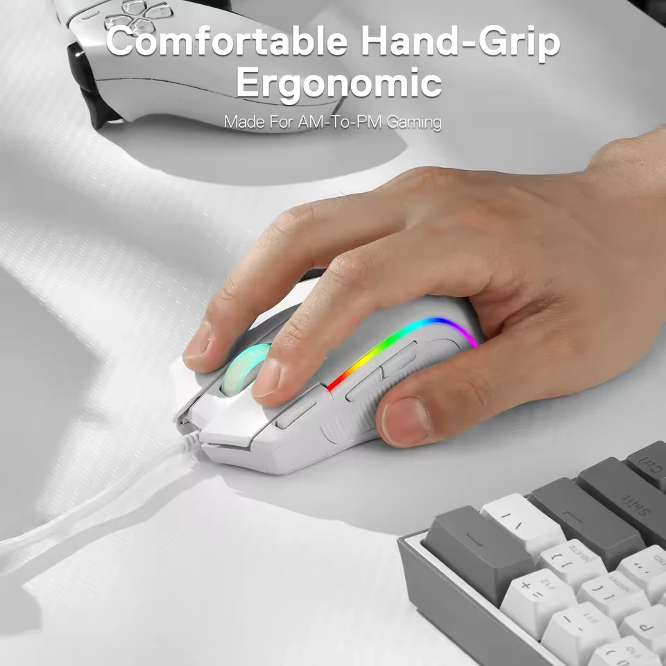 Redragon M612 Predator Rgb Gaming Mouse 8000 Dpi Backlit M612-RGB - Image 4 of 4