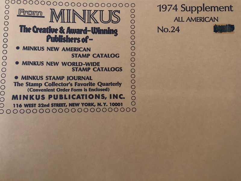 Minkus All American 1974 Supplement # 24