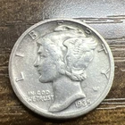 1935-S MERCURY SILVER DIME ACTUAL Coin Get Today & Save Upgrade Your Collection