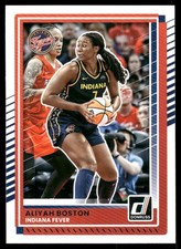 2025 Donruss WNBA Aliyah Boston #1 Indiana Fever