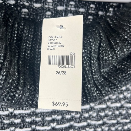 Lane Bryant Sweater Womens 26/28 Gray Cowl Neck Oversized (NWT w/ Defect) - Picture 5 of 12