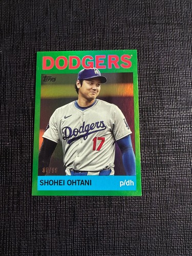 2025 Topps Archives - 1964 Topps Shohei Ohtani #17 Green Foilboard /99