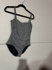 DKNY Swim suit black and white size XL