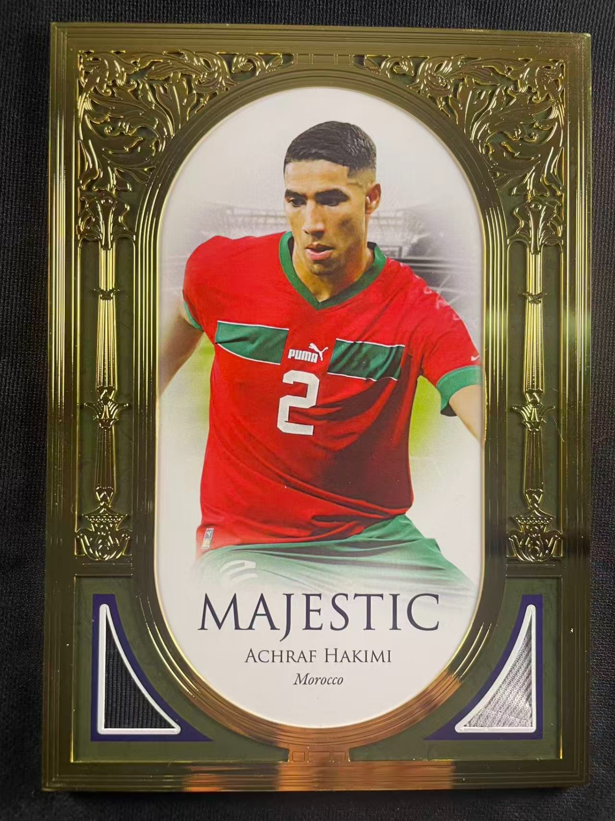 Achraf Hakimi 2023 Futera Unique World Football #HG015 Heritage