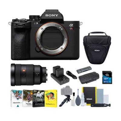 Sony a7R V 61MP Full-Frame Mirrorless Camera 24-70mm f/2.8 GM Lens Bundle