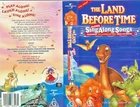 THE LAND BEFORE TIME SING ALONG SONGS VHS VIDEO PAL~ A RARE