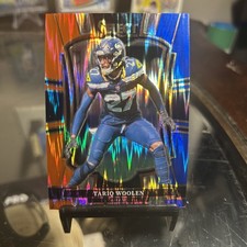 2025 Panini Select- Tariq Woolen #115 Red & Blue Shock Prizm Seahawks