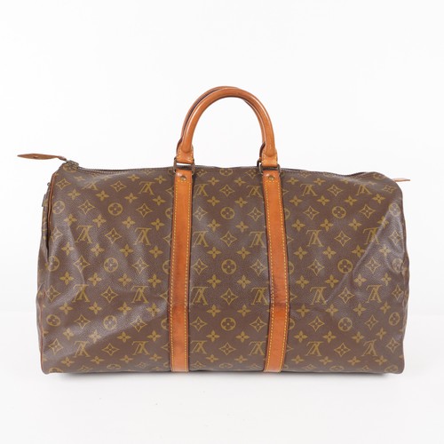 LOUIS VUITTON Keepall 50 M41426 Monogram Boston Bag vintage USED 06E112970013