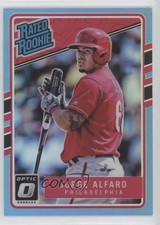 2017 Donruss Optic Rated Rookies Carolina Blue Prizm 31/50 Jorge Alfaro #51 8k4