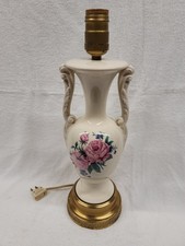 LAMPE DÉCALCOMANIE 10" SPAULDING PAR ROYAL COPLEY, ROYAL WINDSOR, SPAULDING