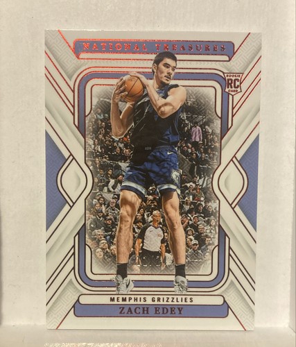 Zach Edey #57 2024 Panini National Treasures card