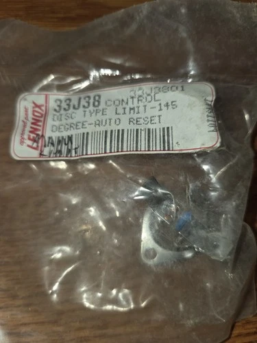 Lennox 33J38 115-145F Auto Reset Limit Switch Disc Type NEW