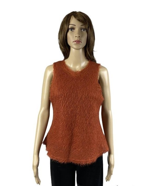 Women Phase Eight Sweater Orange Wool 38