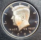 1995-S Gem Proof Silver Kennedy Half Dollar - Recent Set Break