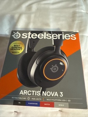 SteelSeries - Arctis Nova 3 Wired Gaming Headset for PC - Black