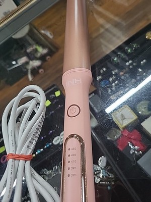 INH INSERT XL CURLS HERE Digital Xtra Long Oval Hair Wand 1.5'' X-Long 8'' Barrel 