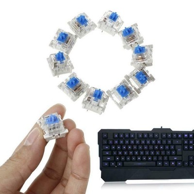 10 Stk Blau Schalter Tastatur Für Cherry MX RGB Series 3Pin mechanical Keyboard