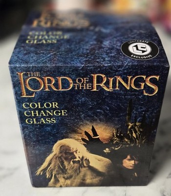 Lord of the Rings Color Changing Drinking Glass 9.5 oz. Loot Crate Zak! 