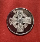 Solid Silver “Celtic Cross” 1 Gram Ingot! Fine Silver .999% Pure!