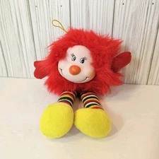 Dan Brechner Rainbow Brite Red Sprite Plush Hanger Heart Mouth Vinyl Face