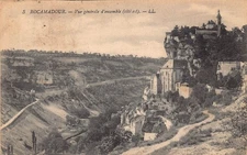 France 1922 Rocamadour Vue generale d'ensemble postcard B799