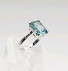 MRF Resources Sterling Silver 7.11ct Blue Topaz Solitaire Ring Size 8 — photo 4