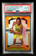 PSA 10 Pop 11 Breanna Stewart 2020 Panini WNBA Prizm ORANGE /65 70 Storm MVP