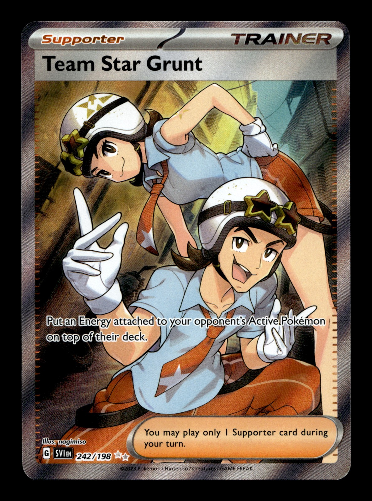 Team Star Grunt 242/198 SV01: Scarlet & Violet Base Set Ultra Rare Pokemon TCG