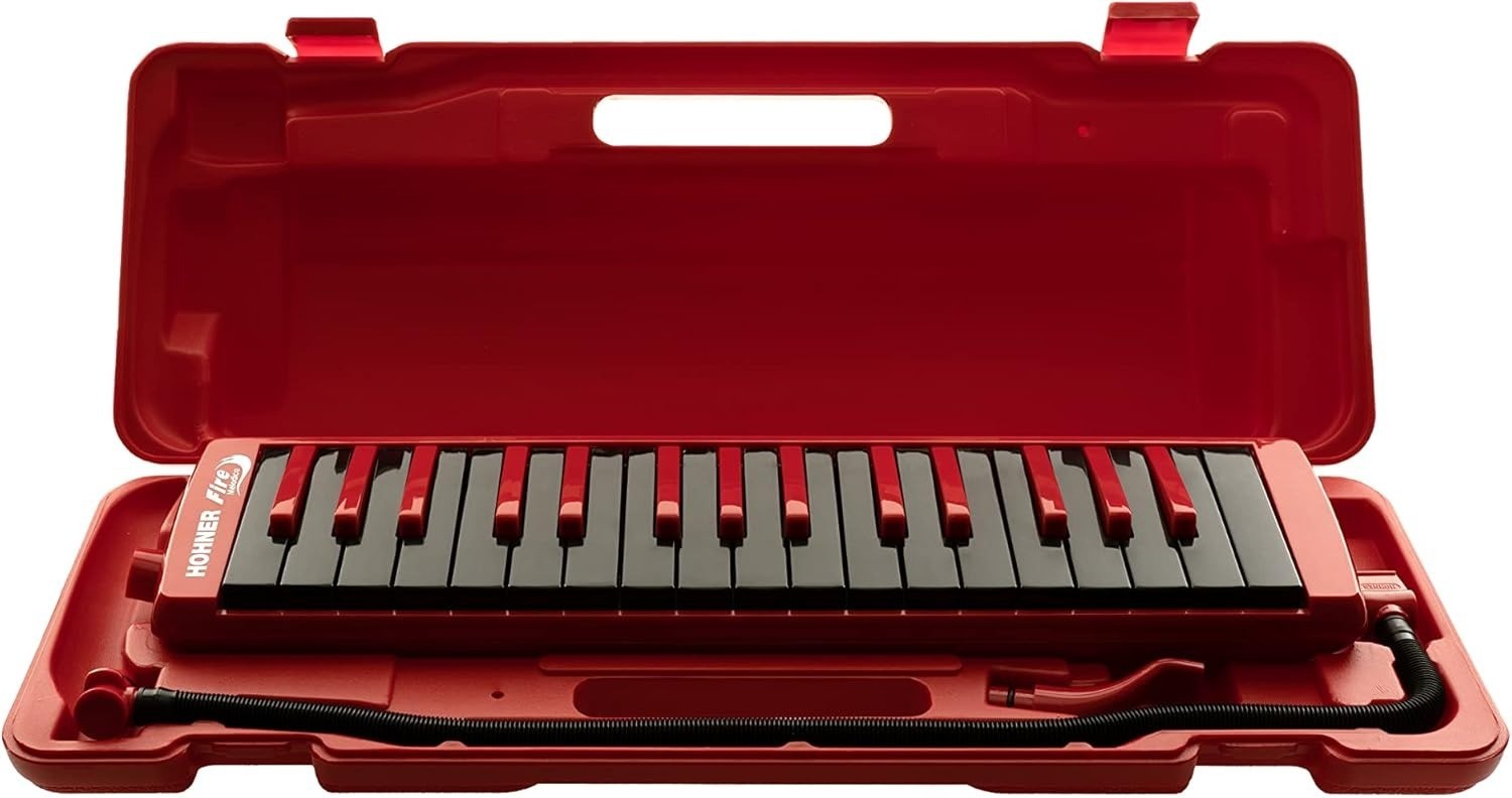 Hohner Tastiera Armonica Fire Melodica Fire32 Rosso e Nero