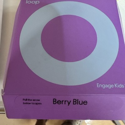 Loop Engage Kids 2 Ear Plugs   Reusable Everyday 16dB Noise Relief Berry Blue