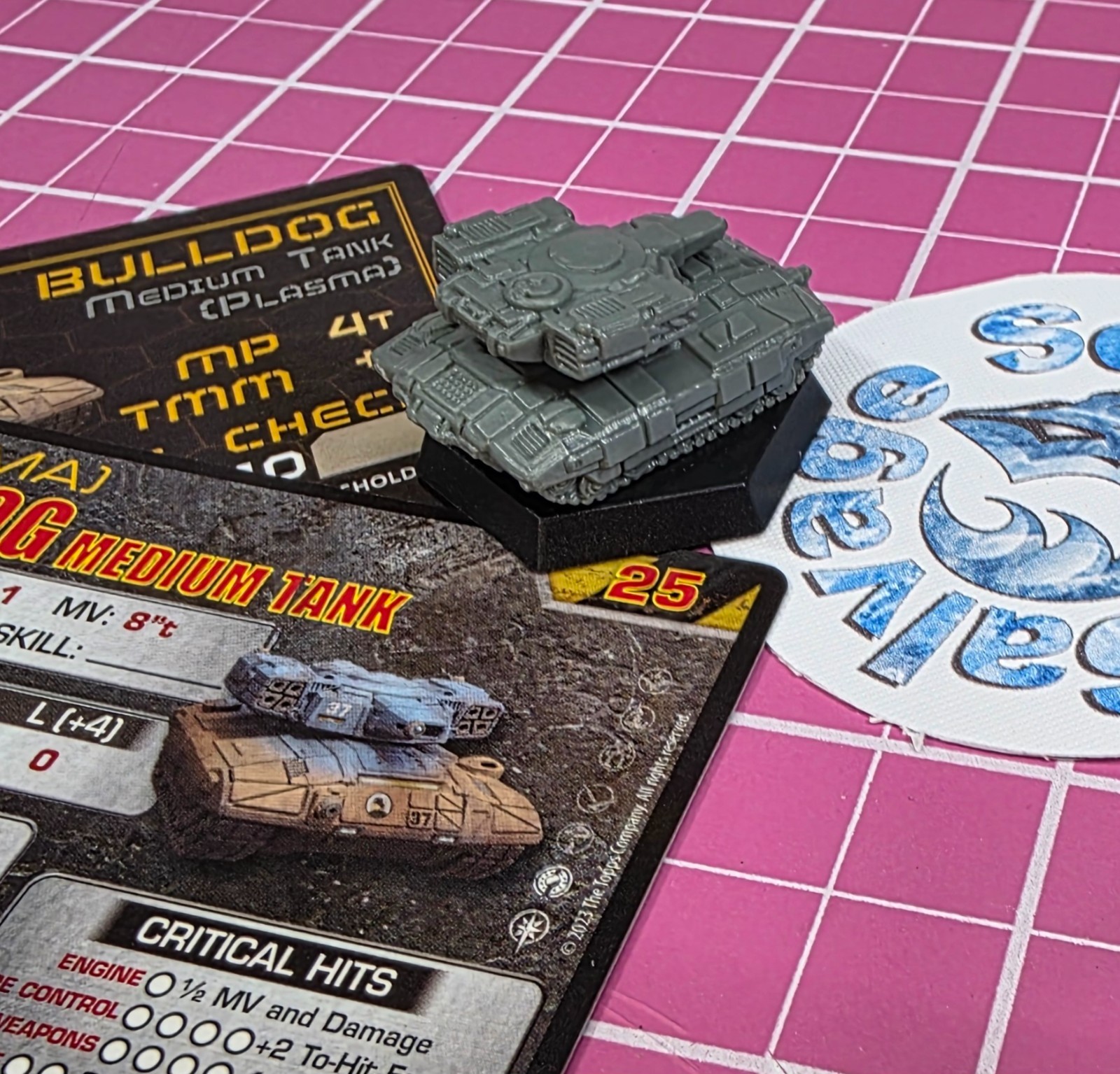 BattleTech Bulldog Tank -- Battlefield Support Rifle & Command Lance ...