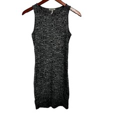 Vintage Ambiance Black Sleeveless Sweater Dress Women's Size Medium