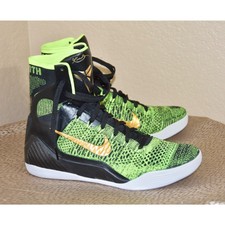 Nike Kobe 9 Elite Victory Green Black/Volt Anthractive Mens Size 10.5 Nike Kobe 9 Elite Victory for Sale - Authenticity Guaranteed  main image 3
