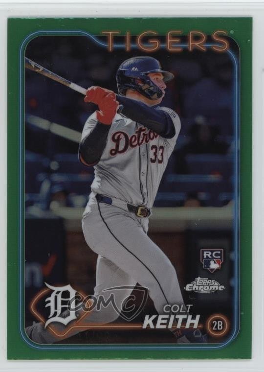 2024 Topps Chrome Green Refractor 41/99 Colt Keith #2 w5b