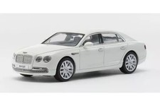 1/43 Bentley Continental Flying Spur W12 Gracial White Diecast Model with Case