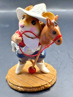 Cheer for the Red White & Blue Wee Forest Folk M 312b Giddyup! Lin.Ed. only 3 mo