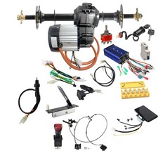 Electric ATV Rear Axle kit 72V 1500W Differential Motor Go kart Trike Golf Cart