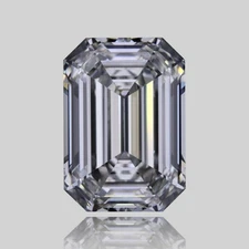 Cert. GIA 1.02 CT Emerald Cut Natural Mined Diamond Loose I color VVS1 clarity