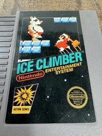❄️Ice Climber *Variante de sello redondo de 5 tornillos* Aut&eacute;ntico (Nintendo NES, 1985) Probado