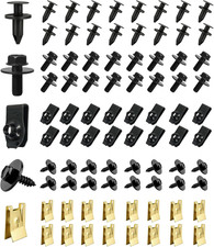 100PCS Car Body Fasteners Kit, Engine under Cover Splash Shield Bolts, Fender Un